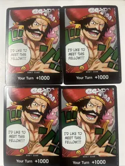 DON!! Card (Gol.D.Roger) Carrying On His Will Foil 4x - Image 1