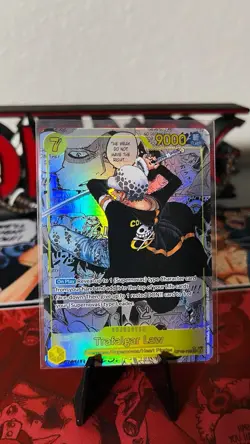 One Piece CCG Trafalgar Law Royal Blood Foil Card OP10-119 Manga English - Image 1