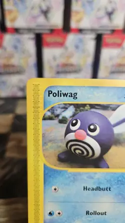 Pokemon Poliwag Expedition Base Set 125/165, Regular Card 2002 LP - Image 2