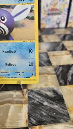 Pokemon Poliwag Expedition Base Set 125/165, Regular Card 2002 LP - Image 5