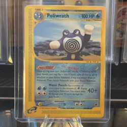Pokemon TCG Poliwrath Expedition Base Set Reverse Holo Card 60/165 E-Reader - Image 2