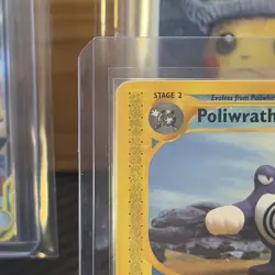 Pokemon TCG Poliwrath Expedition Base Set Reverse Holo Card 60/165 E-Reader - Image 3