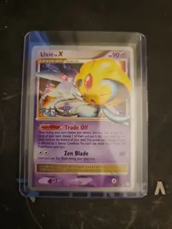 Pokemon Uxie Holo Card TCG LV.X Legends Awakened 146/146 World Championship 2009 - Image 1