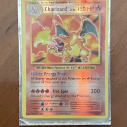 Pokemon 6 Card Lot - 4 Full Arts, 1 MCharizard EX, and 1 Reverse Holo Charizard - Image 3