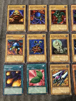 Vintage Konami Yu-Gi-Oh! TCG Portuguese 18 Card Lot 1996 all 1st edition NM - Image 2