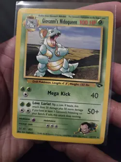 Pokemon TCG: Gym Challenge Giovanni's Nidoqueen #23/132 Regular Rare Card - Image 1