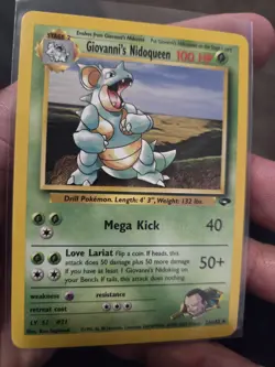 Pokemon TCG: Gym Challenge Giovanni's Nidoqueen #23/132 Regular Rare Card - Image 2