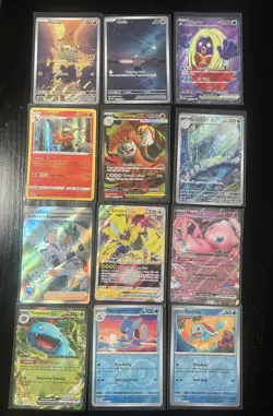 Pokemon Card Lot (12) - Charizard, Venusaur ex, Mew ex, Illustration Rares & EX - Image 1