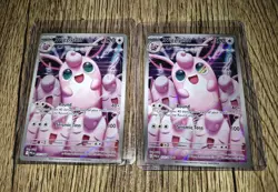 Wigglytuff 105/094 Illustration Rare Phantasmal Flames Pokemon Card (X2) - Image 1
