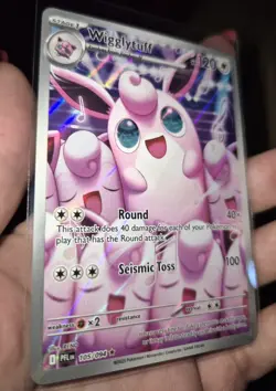 Wigglytuff 105/094 Illustration Rare Phantasmal Flames Pokemon Card (X2) - Image 3