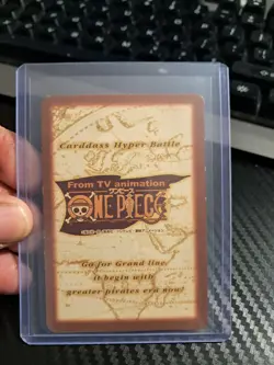 BANDAI One Piece Hyper Battle S120 LUFFY HOLO FOIL SCARCE EARLY CARD - Image 2