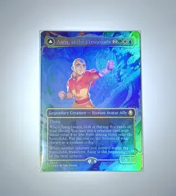 Aang, at the Crossroads (Borderless) - Avatar: The Last Airbender (TLA) Foil NM - Image 1