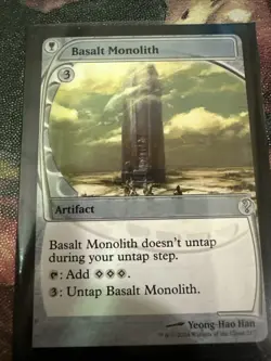 Basalt Monolith (Future Sight) Mystery Booster 2 Regular - Image 1