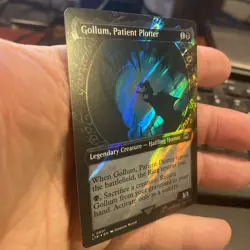 MTG Gollum, Patient Plotter *SHOWCASE SURGE FOIL* The Lord of the Rings 0801 NM - Image 2