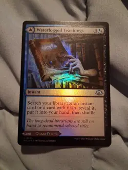 MTG Modern Horizons 3 Waterlogged Teachings Foil x1 NM Uncommon - Image 1