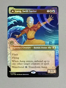 Aang, Swift Savior Showcase FOIL Avatar: The Last Airbender MTG MINT - Image 2