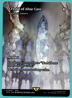 CRYSTAL OF ALTAR CAVE CHROMATIC LANTERN FINAL FANTASY: THROUGH THE AGES FCA MTG - Image 1