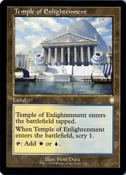 Temple Of Enlightenment NM/M* RETRO The Brother's War Commander 206 -UnltdCards - Image 1