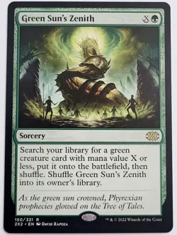 MTG Green Sun's Zenith - Double Masters 2022 NM - Image 1