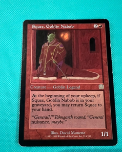Squee, Goblin Nabob - Mercadian Masques - MTG - Magic the Gathering - Image 1