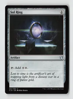 Sol Ring*Non-Foil* Commander 2019 221 NM - Image 1