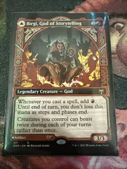 Birgi, God of Storytelling (Showcase) Kaldheim Regular - Image 1