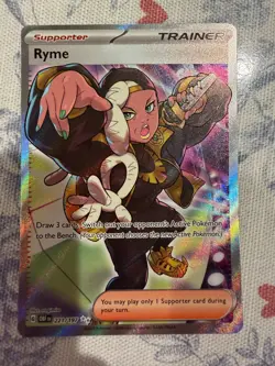 Pokemon TCG - SV03: Obsidian Flames Ultra Rare Ryme 221/197 Full Art - Image 1