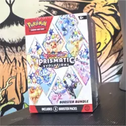 Pokemon Scarlet & Violet Prismatic Evolutions 6 Booster Packs English Eevee TCG - Image 1