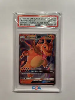 Pokemon Sun & Moon Hidden Fates - Charizard - GX Promo #SM211 - PSA 10 - Image 1