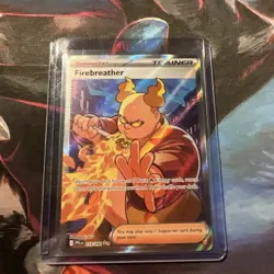 Pokemon TCG Firebreather 119/094 Full Art Ultra Rare Trainer Phantasmal Flames - Image 1