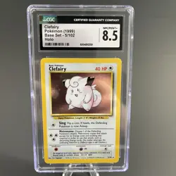 Clefairy Pokemon 1999 Base Set 5/102 Holo CGC 8.5 - Image 1
