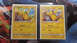 McDonald's 2021 Pokemon Pikachu 25/25 Celebrations 25th Anniversary (lot Of 2) - Image 1