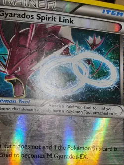 HP POKEMON GYARADOS SPIRIT LINK 101/122 REVERSE HOLO TRAINER BREAKPOINT - Image 5