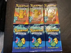 Pookiemoot Lot Of 6 Gen 1 and 2 Pack 3 Each Pokemon fan art Poke Derp Sealed - Image 1
