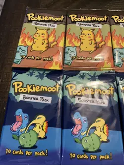 Pookiemoot Lot Of 6 Gen 1 and 2 Pack 3 Each Pokemon fan art Poke Derp Sealed - Image 2