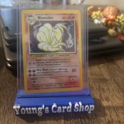 Ninetales LP 12/102 Unlimited Base Set Pokemon TCG Holo - Image 1