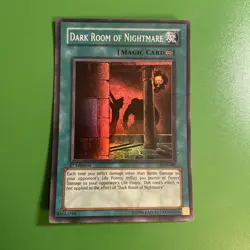 YUGIOH 1st EDITION PGD-082 DARK ROOM OF NIGHTMARE *MAGIC* SUPER RARE - Image 1