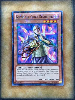 Yugioh Kycoo the Ghost Destroyer BP02-EN011 Mosaic Rare 1st Ed LP - Image 1