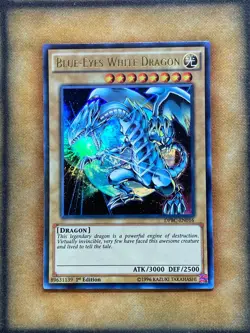 Yugioh Blue-Eyes White Dragon DPBC-EN016 Ultra Rare 1st Ed NM - Image 1