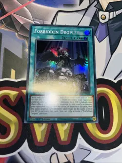 Forbidden Droplet Yu-Gi-Oh! RA01-EN064 1st Super Rare - Image 1