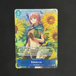 One Piece TCG Royal Blood OP-10 - Rebecca SR Alt Art Parallel OP10-058 - Image 1