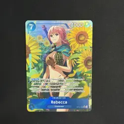 One Piece TCG Royal Blood OP-10 - Rebecca SR Alt Art Parallel OP10-058 - Image 2