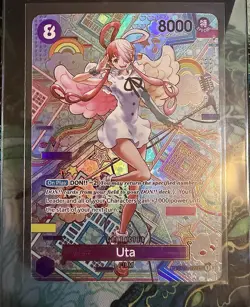 One Piece TCG Uta OP02-120 OP05 SP Alt Art NM-M - Image 2