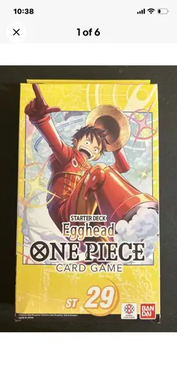 One Piece Tcg Egghead Starter Deck [ST29] English Version Brand New And Sealed! - Image 1