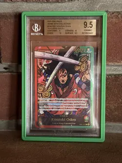 One Piece EB02 Oden SPR (EB01-001) Gold Text BGS 9.5 Low POP - Image 1