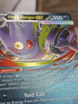 Mega Gengar ex 056/094 Me02: Phantasmal Flames Holo Pokemon Card TCG (24) - Image 2