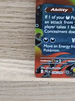 Mega Gengar ex 056/094 Me02: Phantasmal Flames Holo Pokemon Card TCG (24) - Image 4