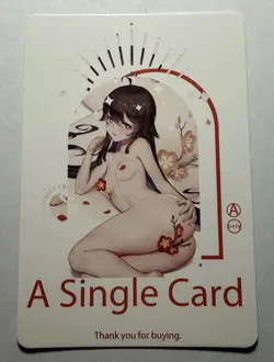 SEXY HEROINE WAIFU Hu Tao GENSHIN IMPACT ACG PREMIUM HOLOFOIL CARD NM - Image 2