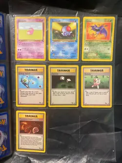 NEAR MINT - Fossil Set Complete Common No Duplicates 1999 Pokemon Cards Bundle - Image 3