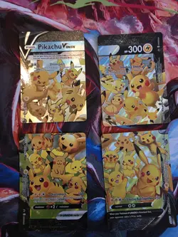 Pikachu V-Union [Set of 4] SWSH: Sword & Shield Promo Cards Holo - Image 1